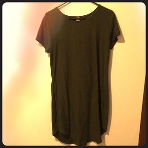 Green t shirt dress